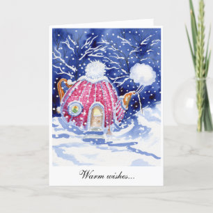 "Warm Wishes" Holiday Card