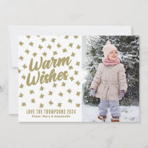Warm Wishes Holiday Card