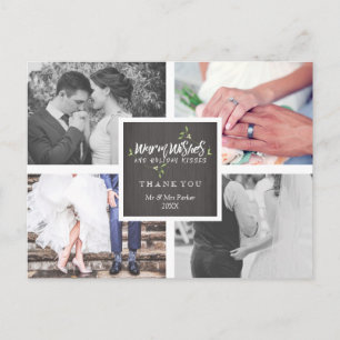 Warm Wishes Holiday Kisses Mistletoe Thank You