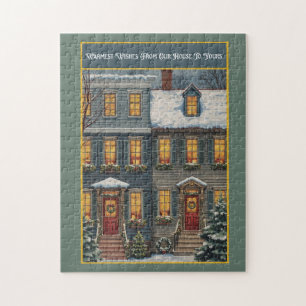 Warm Wishes Our House to Yours Jigsaw Puzzle