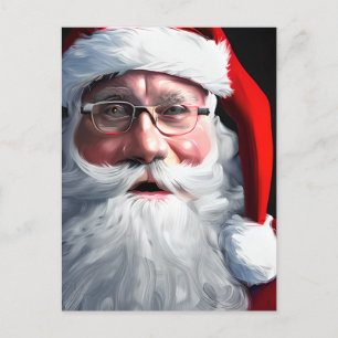 Warm Wishes, Personalised Christmas Postcard