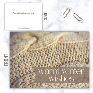 Warm Wishes Realtor Happy Holidays Cards