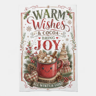 Warm Wishes Tea Towel