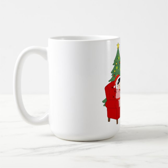 Warm Wishes This Christmas - mug (Left)