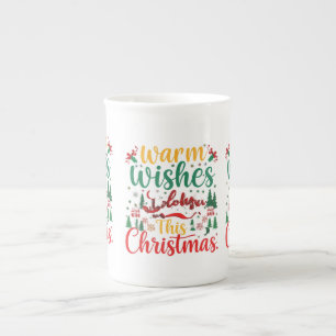 Warm Wishes This Christmas - Speciality Bone China Mug