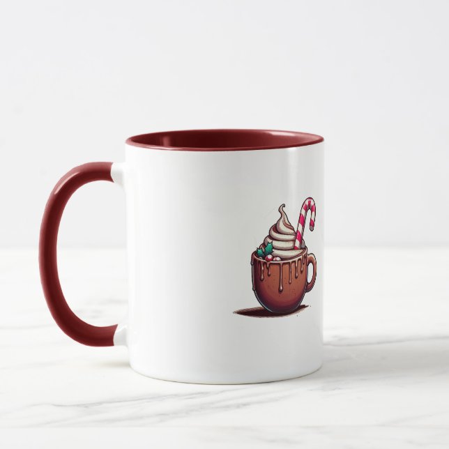 Warm Wishes with Hot Coffee  Mug (Left)