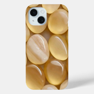 Warm Yellow Amber Crystals Aesthetic Phone Case