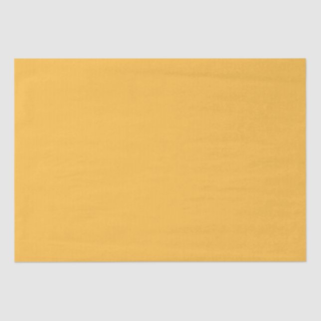 Warm Yellow, Elegant All-Occasion Solid Colour Tissue Paper (Front)