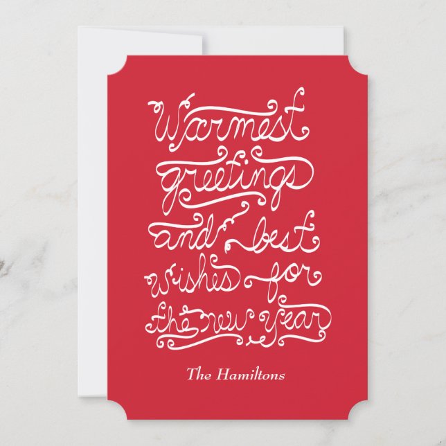 warmest greetings card (Front)