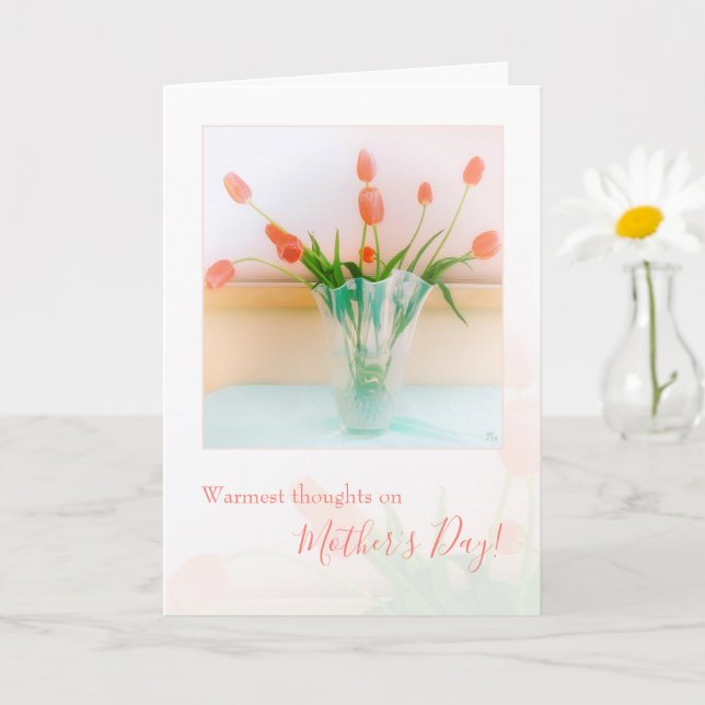Warmest Thoughts, Remembrance On Mother's Day  Card (Small Plant)