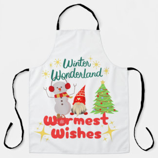 Warmest wishes apron