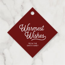 Warmest Wishes Christmas Holiday Gift