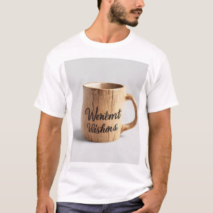 Warmest Wishes: Handmade Wooden Workshop Mug T-Shirt