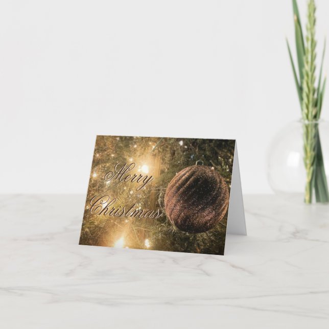 Warmest Wishes Holiday Card (Front)