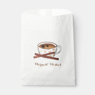 Warmest Wishes Masala Chai Indian Spiced Tea Cup Favour Bag
