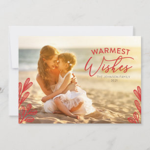 Warmest wishes Photo Card