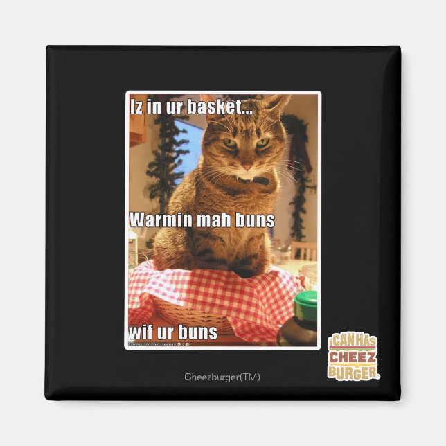 Warmin mah buns magnet (Front)