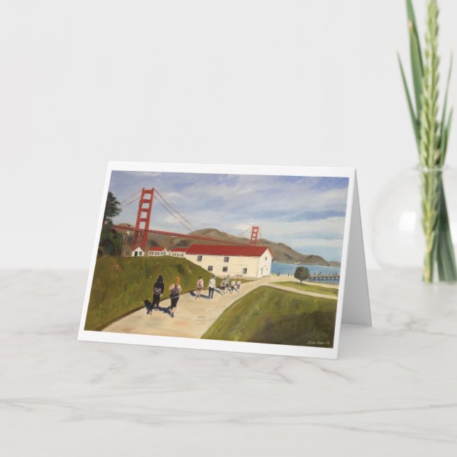 "Warming Hut" by Trina Chow Card (Front)