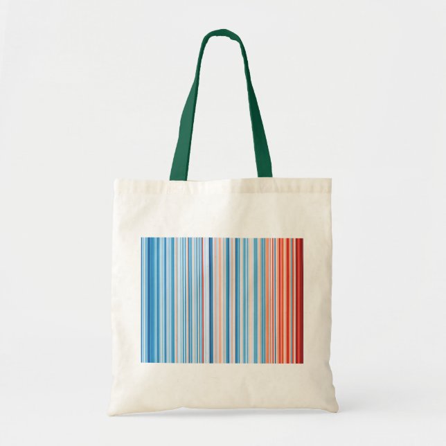 Warming Stripes Germany 1881-2020 Tote Bag (Front)