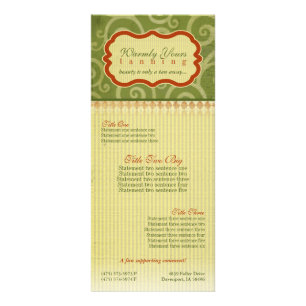 Warmly Yours [light] Rack Cards