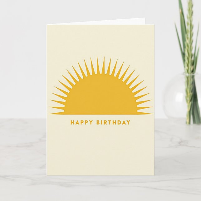 Warmth Birthday Card (Front)