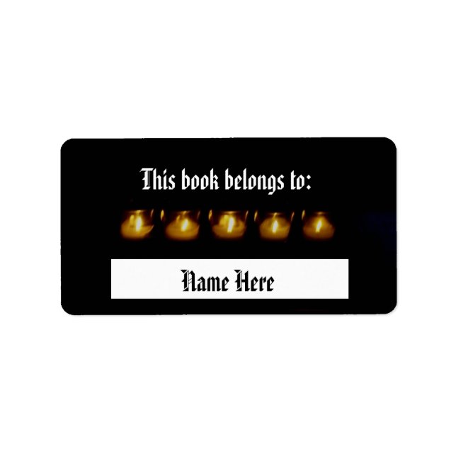 Warmth In The Darkness Book Label (Front)