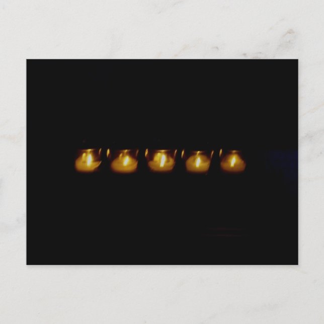 Warmth in the Darkness Postcard (Front)