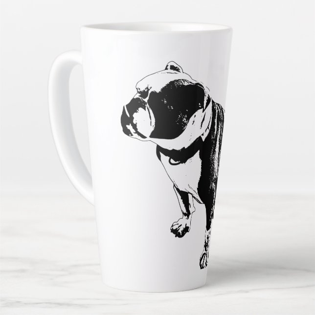 Warmth While Waiting Latte Mug (Left Angle)