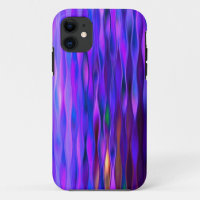 Warmth Within Cool Blue Waters Abstract Design