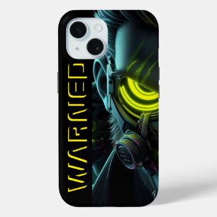 Warned in Neon: Bold Trendy Phone Case/iPhone 15 iPhone 15 Case