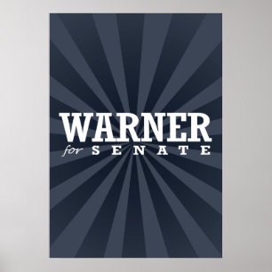 WARNER FOR SENATE 2014 POSTER