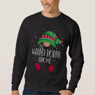 Warner Robins Gnome Family Matching Christmas Paja Sweatshirt