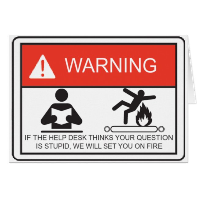 WARNING (Front Horizontal)