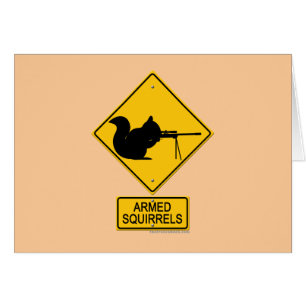Warning Armed Squirrels