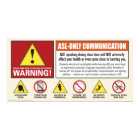 Warning! ASL only. Voices off poster.