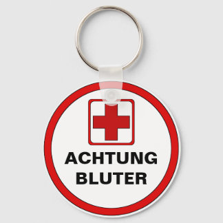 Warning - BLUTER Key Ring