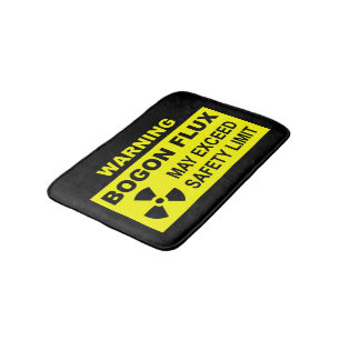 Warning: Bogon Flux Bath Mat
