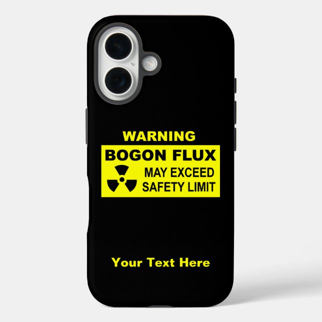 Warning: Bogon Flux Case-Mate iPhone Case (Back)