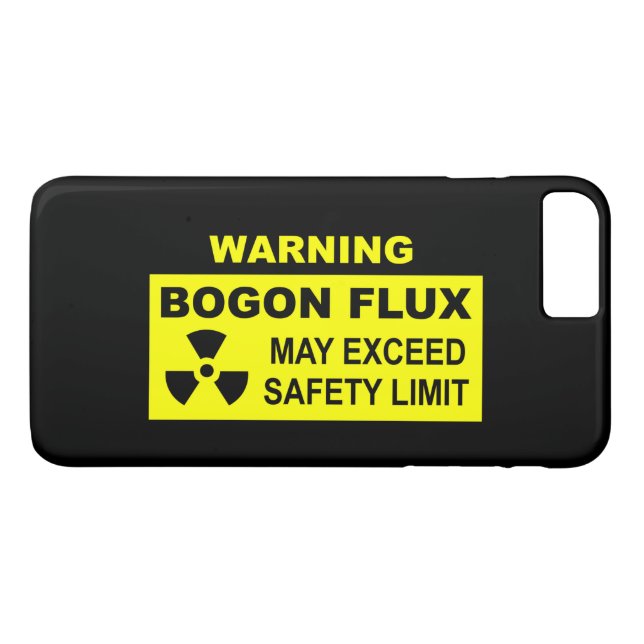 Warning: Bogon Flux Case-Mate iPhone Case (Back (Horizontal))