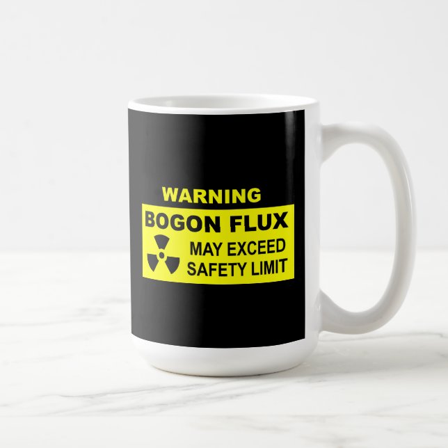 Warning: Bogon Flux Coffee Mug (Right)