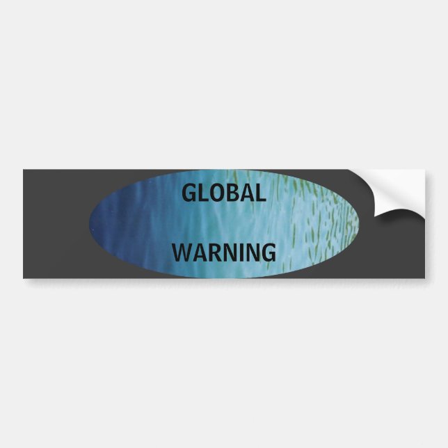WARNING - bumper sticker (Front)