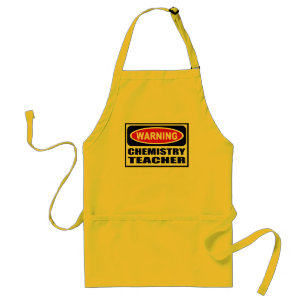 Warning CHEMISTRY TEACHER Apron
