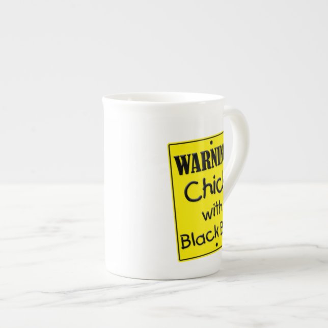 Warning Chick with Black Belt Mug (Front Right)