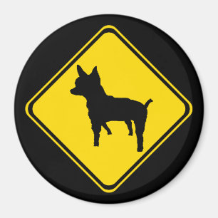 Warning - Chihuahua Xing! Magnet