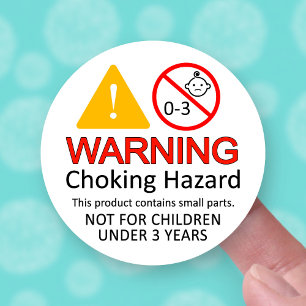 Warning Choking Hazard Not for Children Under 3