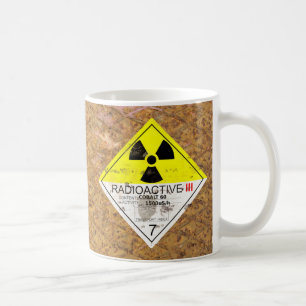 Warning! Corroded Cobalt 60 Cat.3 Signs Coffee Mug