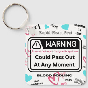 Warning! Could Pass Out  Key Ring