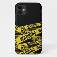 Warning crime scene tape