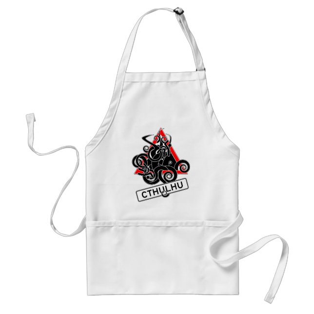 Warning: Cthulhu (UK) Apron (Front)