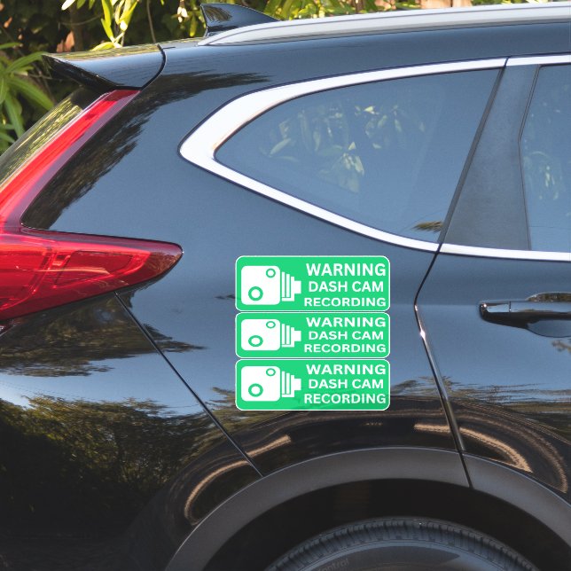 Warning Dash CAM Recording Vehicle Camera Security (Car Side)